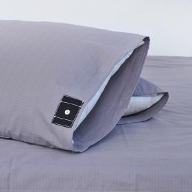 Grounding Gas Silver Fiber Cotton Pillowcase (size: grey-50x76cm GB)