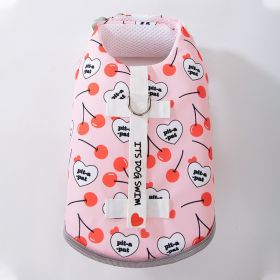 Special Traction Pet Fruit Printed Clothes (Option: Pink Cherry-XS)