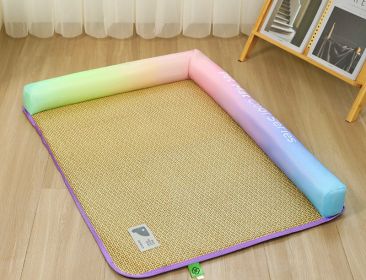 Pet Mat Ice Rattan Weaving (Option: Gradient-M)