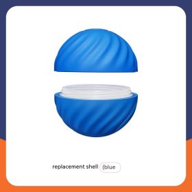 Jumping Ball Dog Toy Bite-resistant Ball Automatic (Option: Replacement Shell Blue)