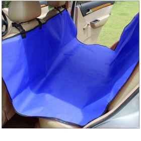 Multifunctional Detachable Pet Car Seat Back Waterproof Cushion (Option: Blue Rear)