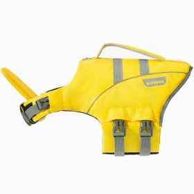 Animal-shaped Bee Dog Life Jacket Medium (Option: Yellow-L)