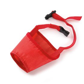 Anti-bite Anti-miseating Dog Mouth Cover Waterproof  Bark Stopper (Option: Red-No2)