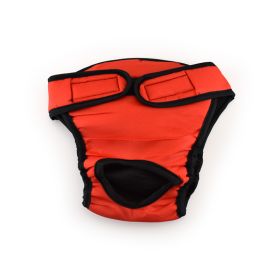 Pet Big Dog Menstrual Panties Menstrual Underwear Anti-harassment Menstrual Panties Pet Dog Underwear (Option: Red-M)